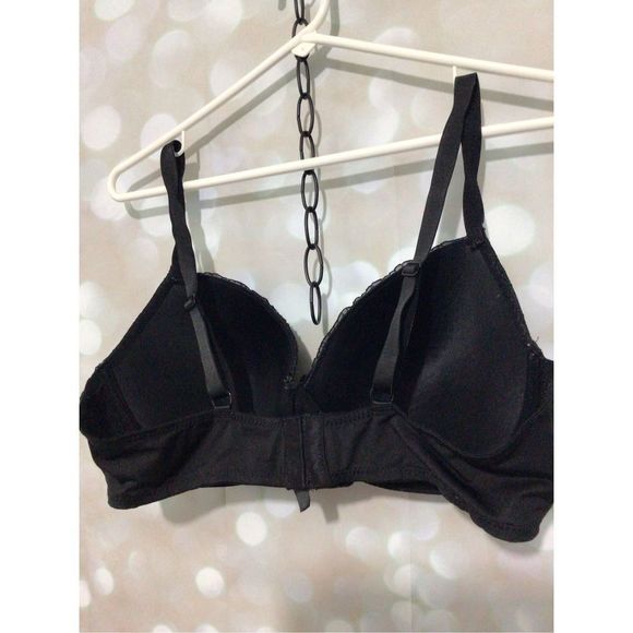Renee Rolf’s Pure Beauty Black Lacy Molded Cup Underwire Bra Size 40 C 🫦 - Picture 6 of 12